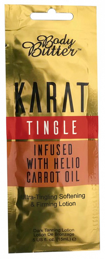 Увлажняющий лосьон для загара с тингл-эффектом Body Butter Karat Tingle (15 мл)